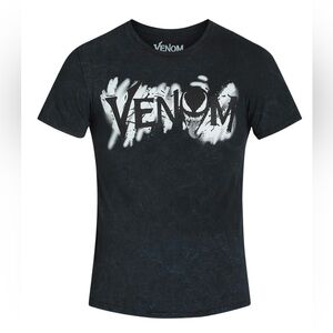 Marvel's Venom Men’s & Big Men's Mineral Wash Graphic Tee
